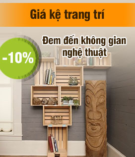 banner gia ke trang tri